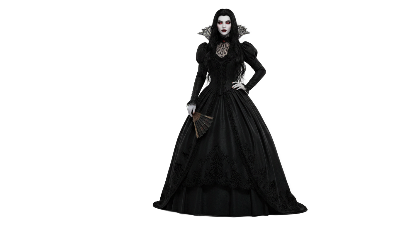 female vampire png PNG transparent background