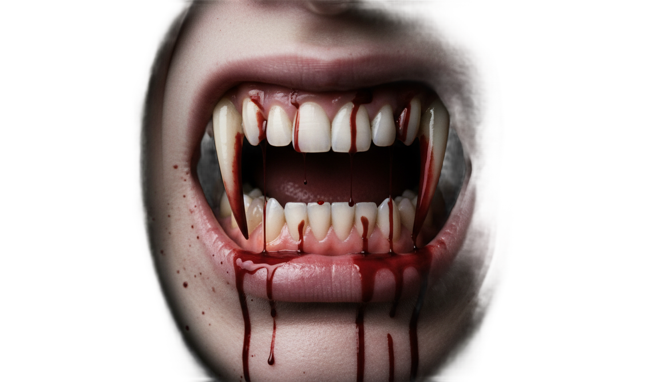 vampire mouth png PNG transparent background