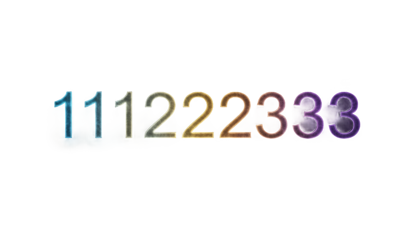 angel numbers png PNG transparent background