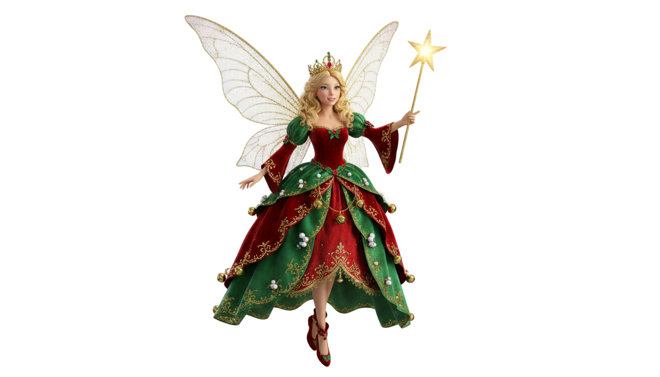 christmas fairy png PNG transparent background