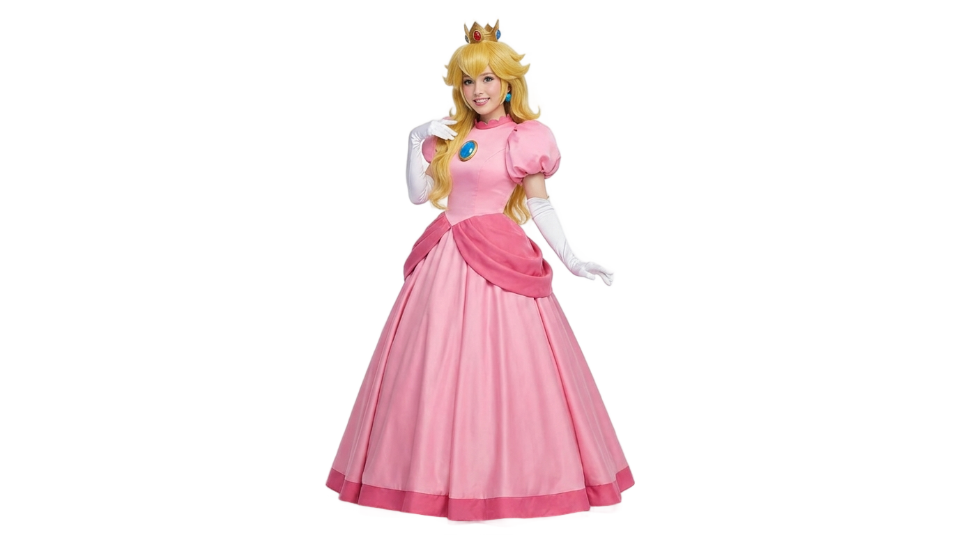 princess peach png PNG transparent background