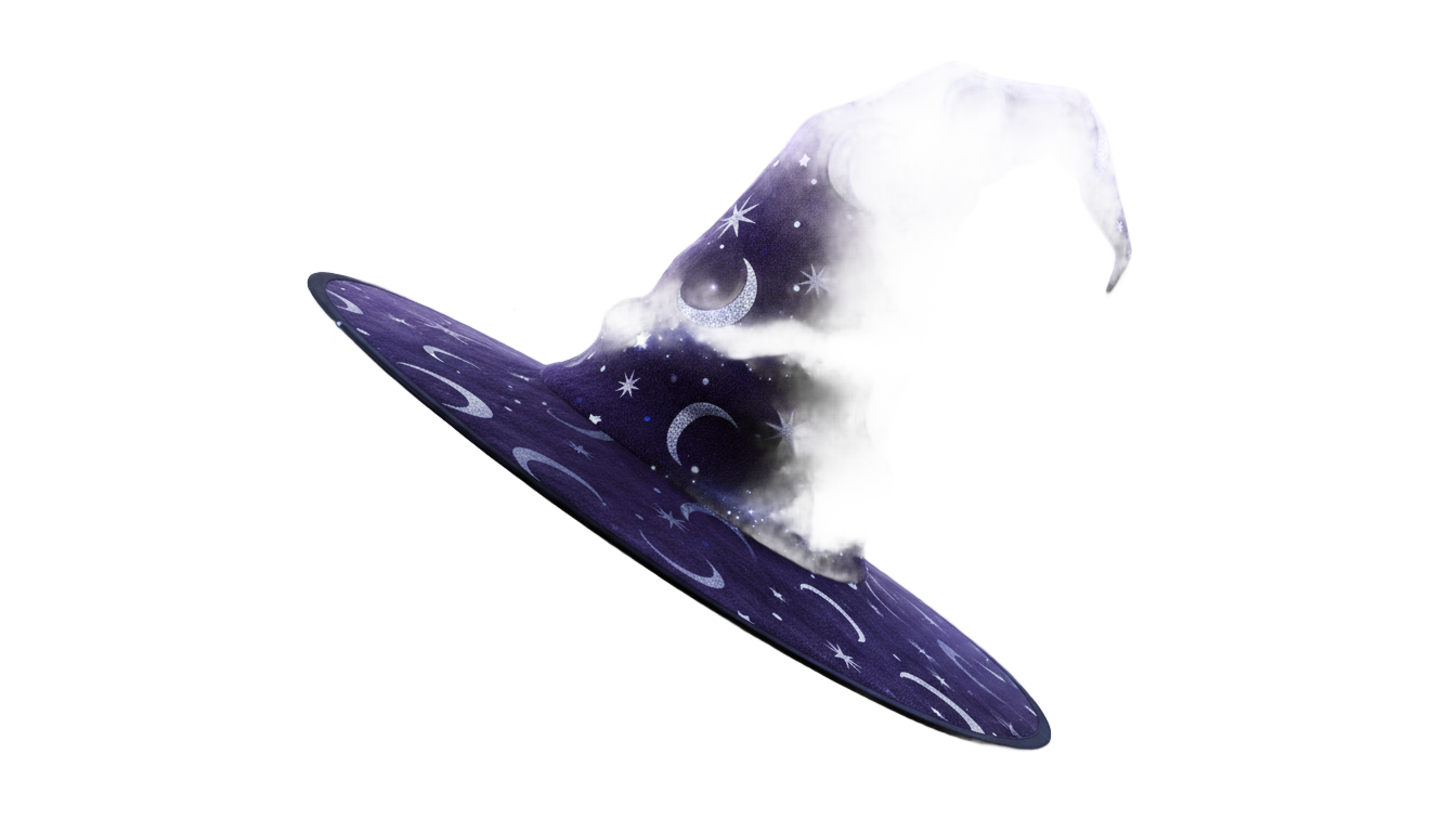 bad witch vibes png PNG transparent background