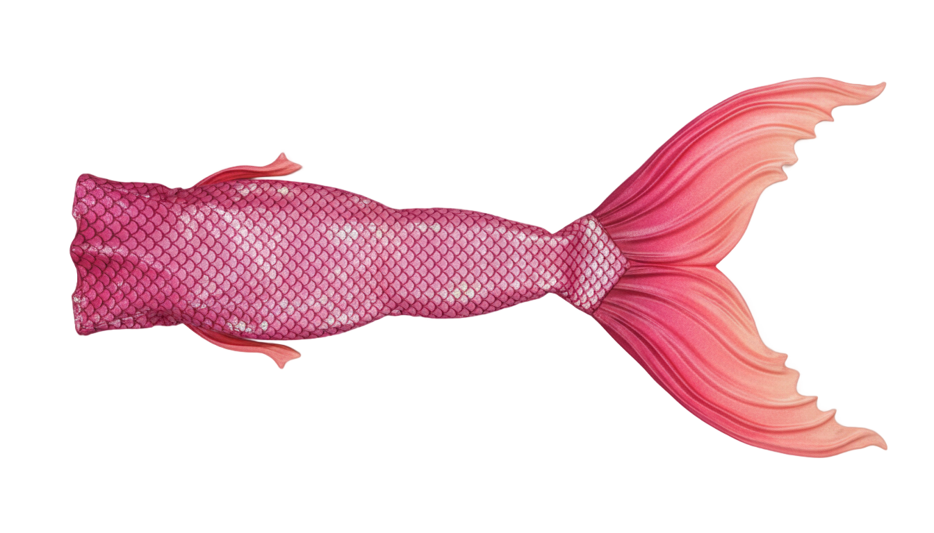 pink mermaid tail clipart png PNG transparent background