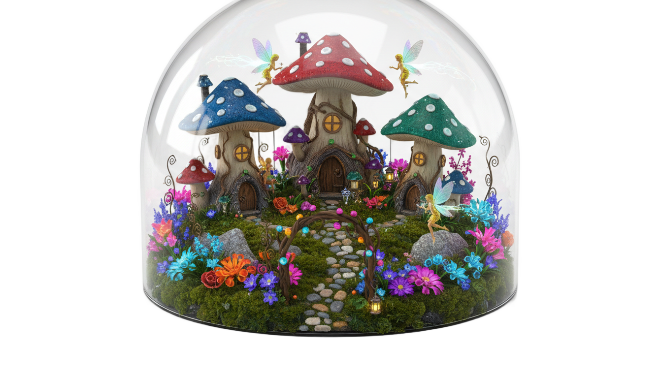 fairy garden 918kiss logo png PNG transparent background