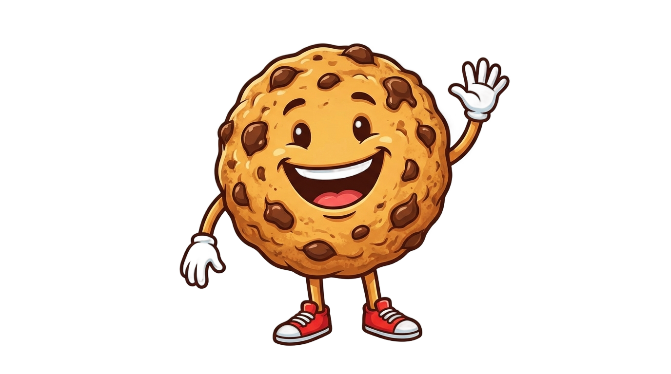 chips ahoy mascot png PNG transparent background