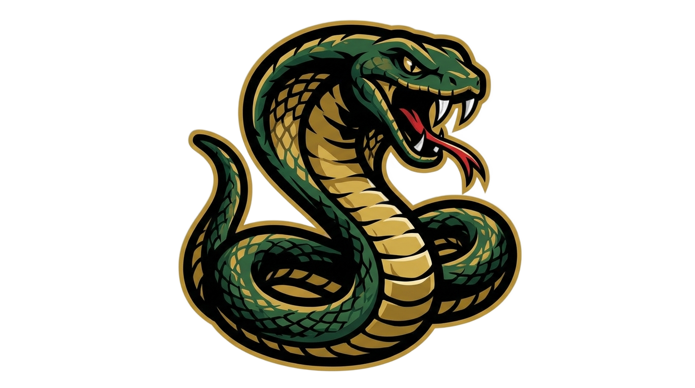 snake mascot logo png PNG transparent background
