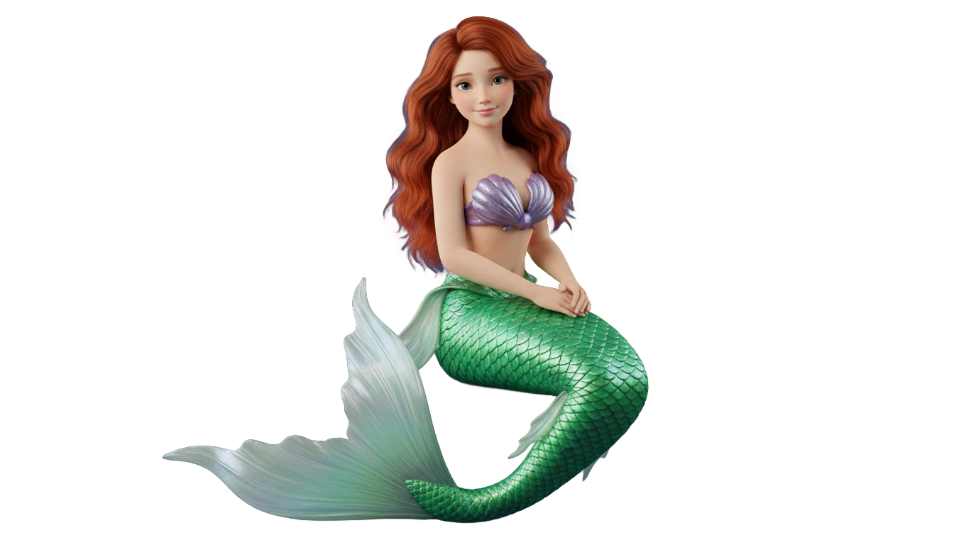 the little mermaid 2023 png PNG transparent background