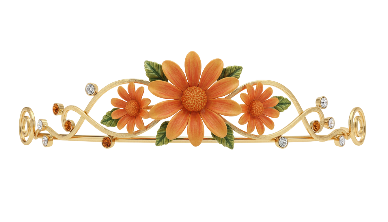 princess daisy crown png PNG transparent background