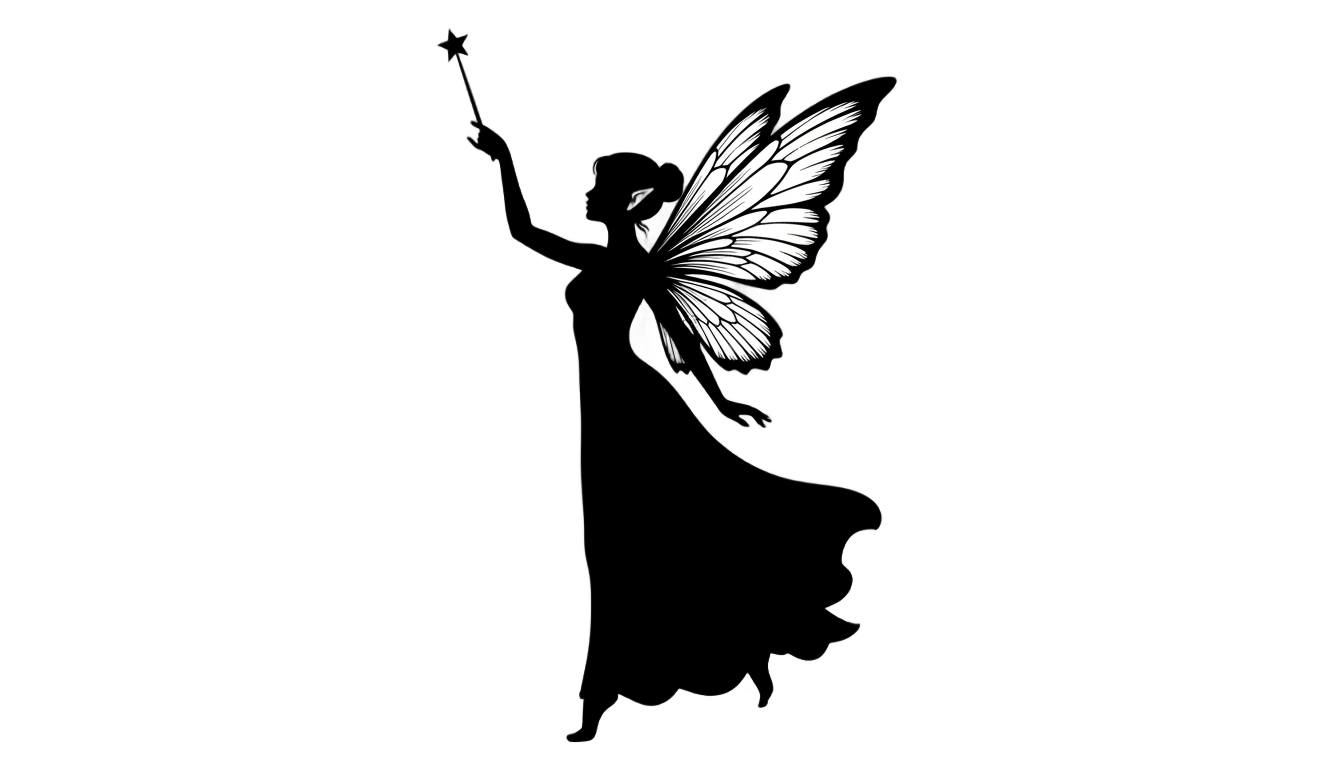 fairy silhouette png PNG transparent background