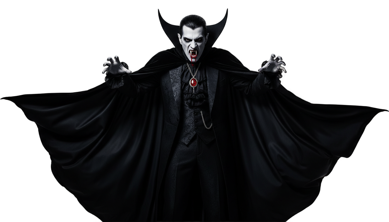 halloween vampire png PNG transparent background