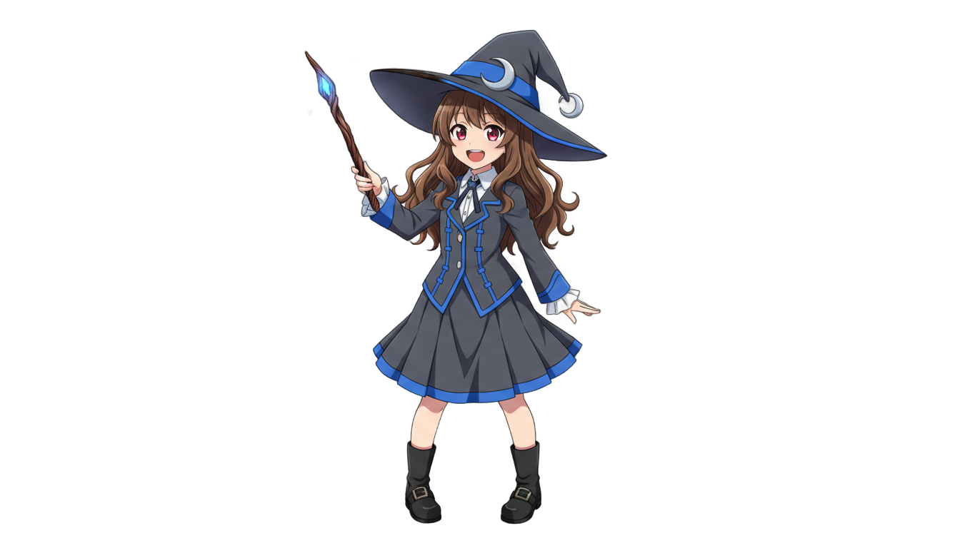 akko little witch academia png PNG transparent background