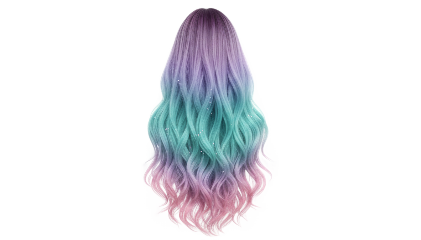 mermaid hair png PNG transparent background