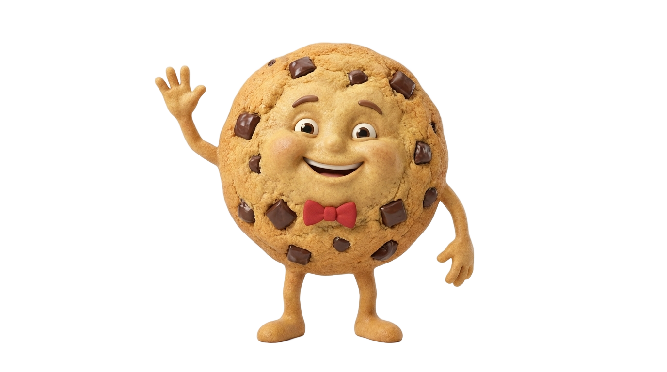 chips ahoy mascot png PNG transparent background