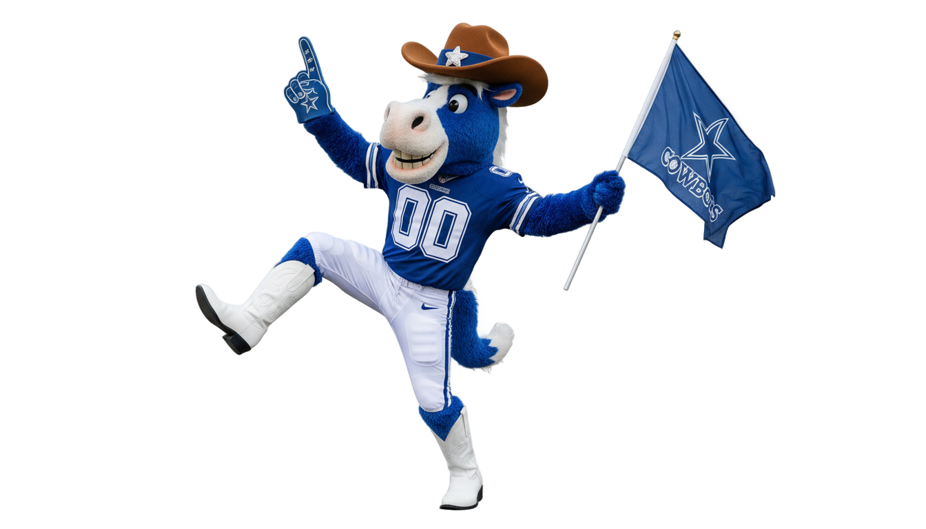 dallas cowboys mascot png PNG transparent background