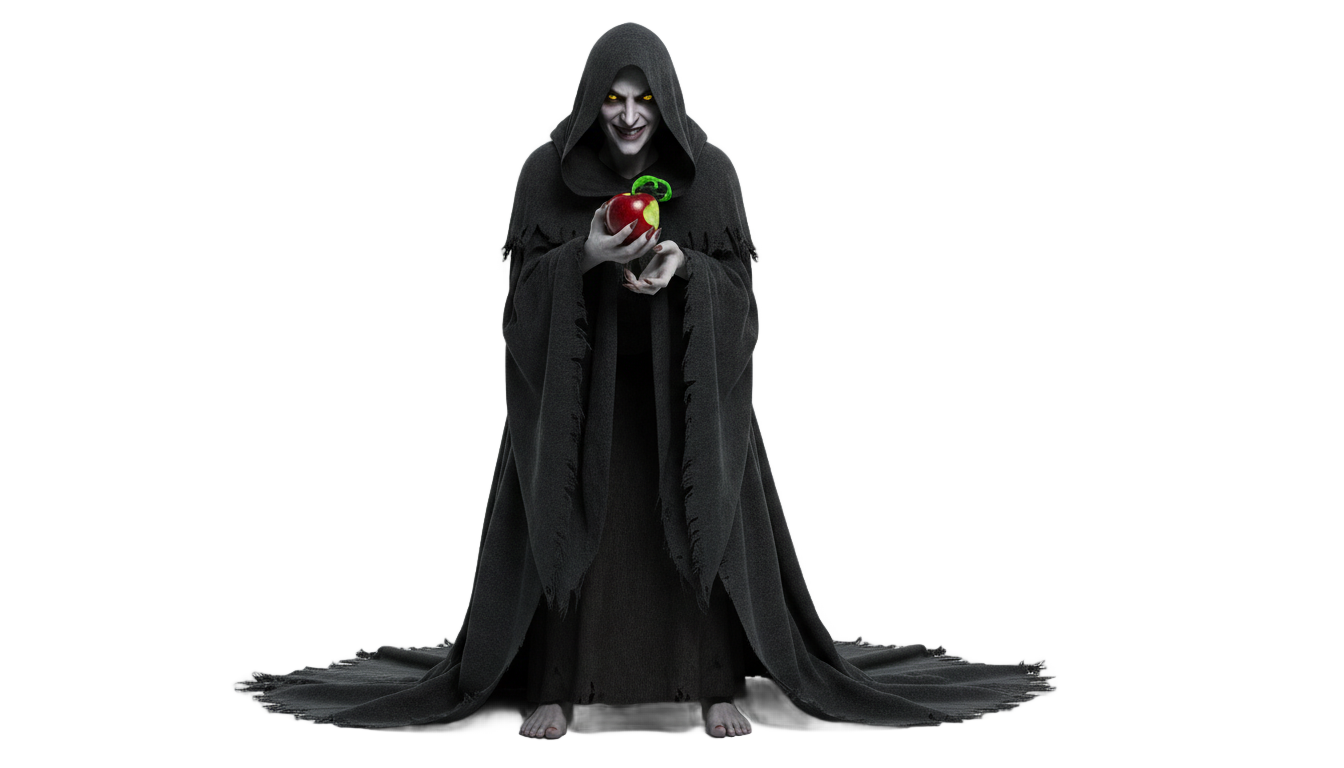 snow white witch png PNG transparent background