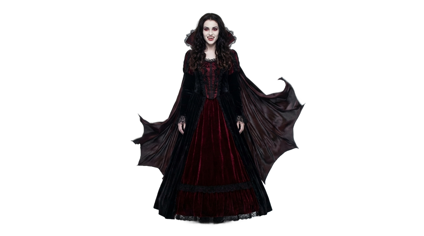 vampire girl png PNG transparent background