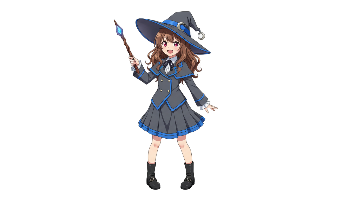 akko little witch academia png PNG transparent background