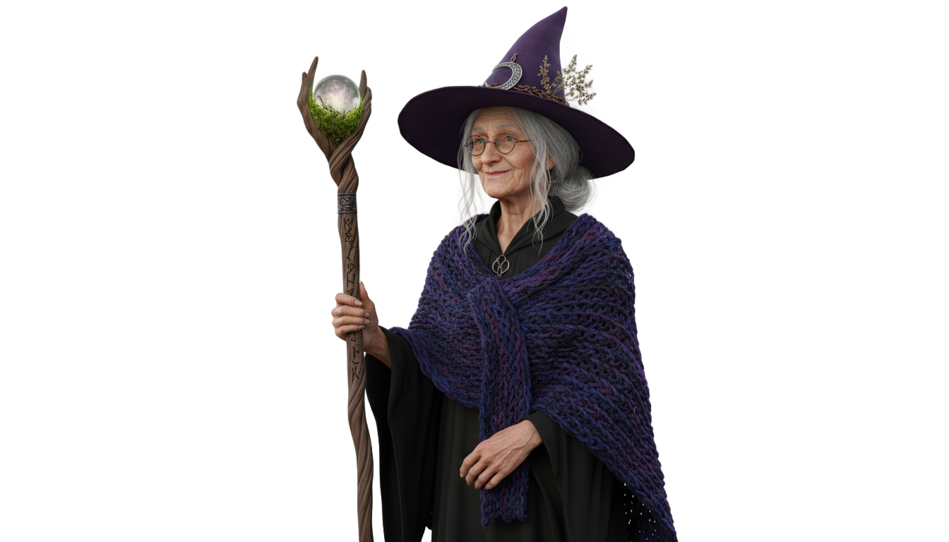 grandma witch png PNG transparent background