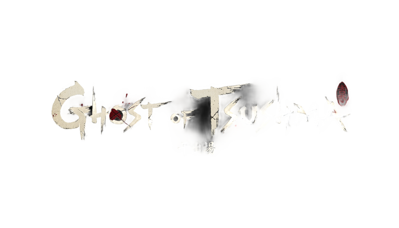 ghost of tsushima title png PNG transparent background