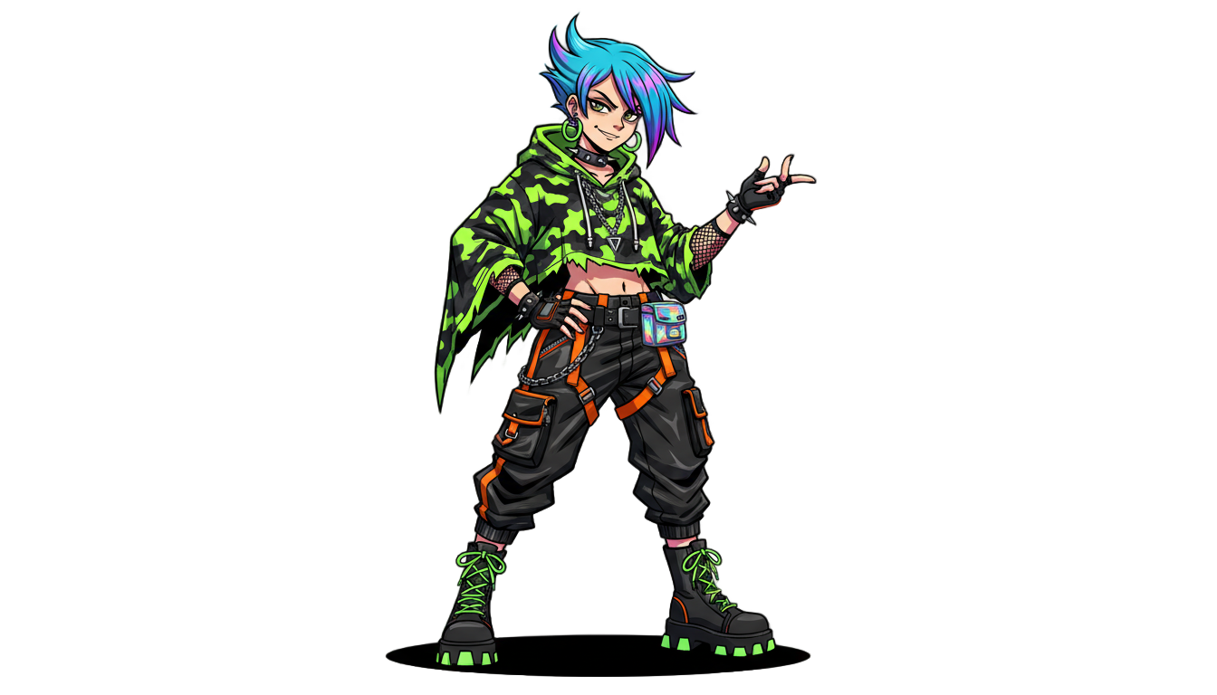 zoey kpop demon hunters png PNG transparent background