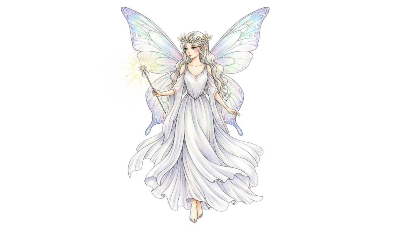 fairy drawing png PNG transparent background