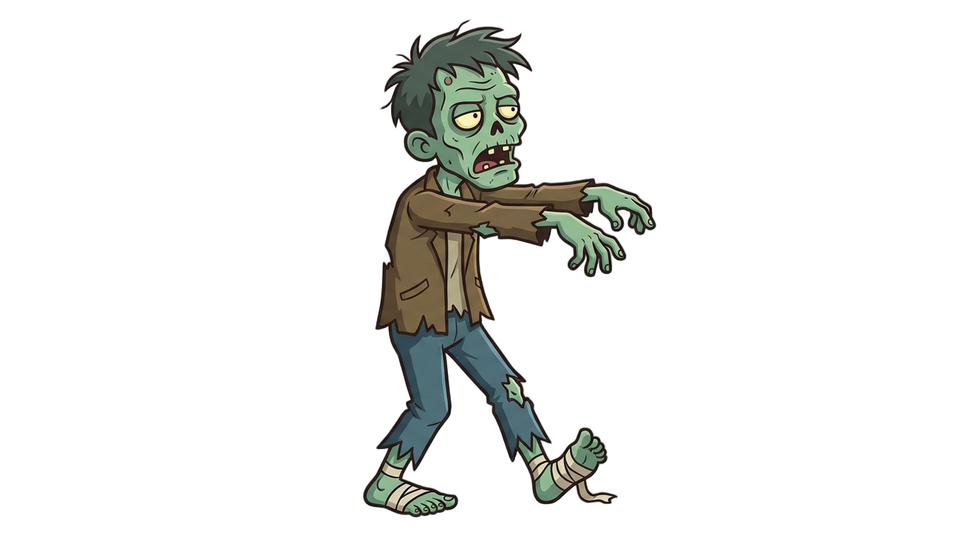 animated zombie png PNG transparent background