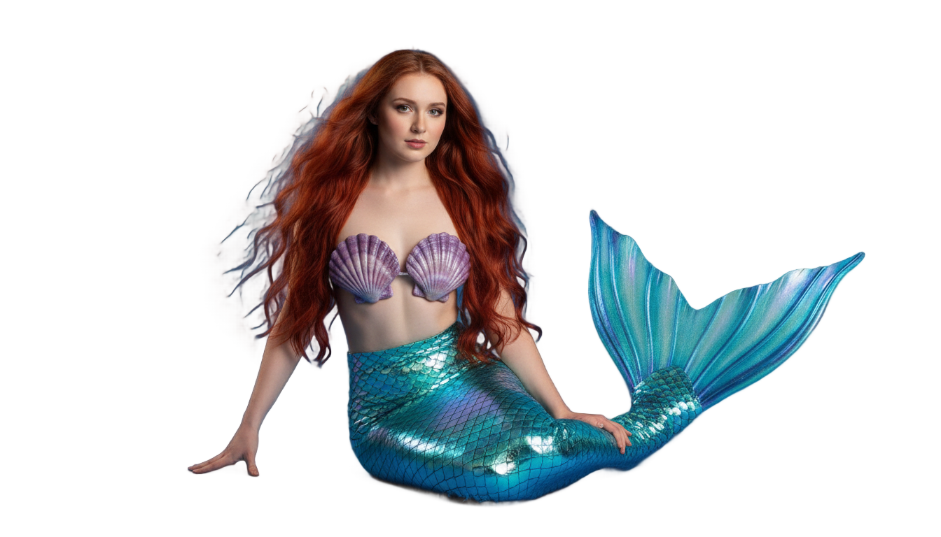 little mermaid live action png PNG transparent background