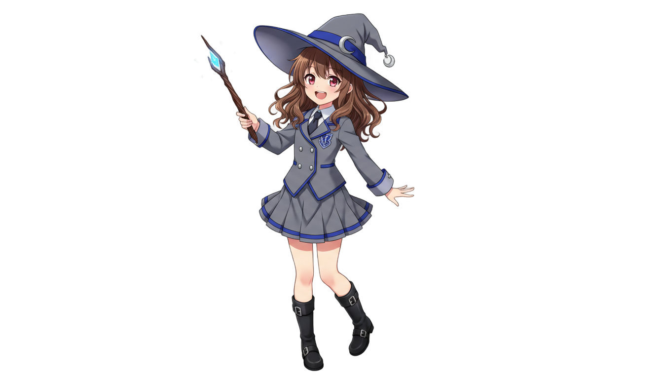 akko little witch academia png PNG transparent background