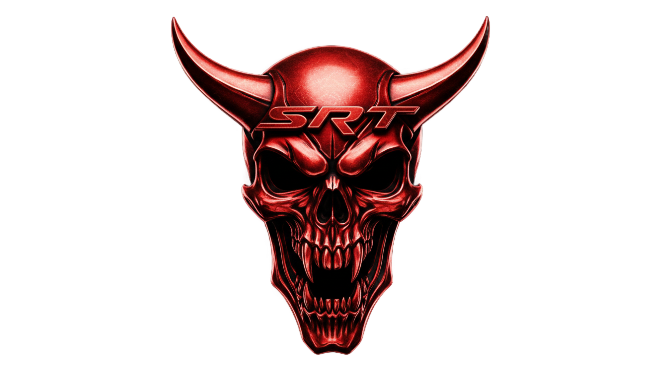 srt demon logo png PNG transparent background