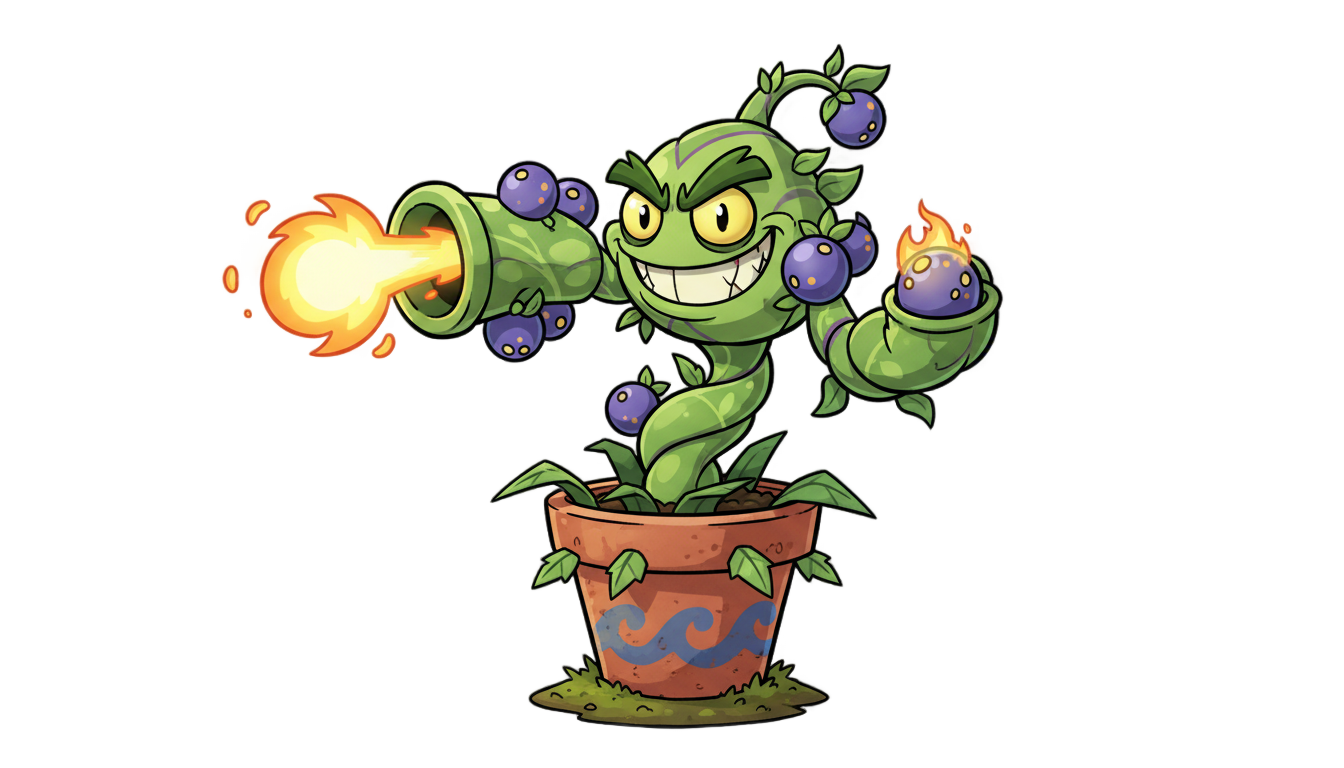 png plantas plant vs zombie 2 PNG transparent background