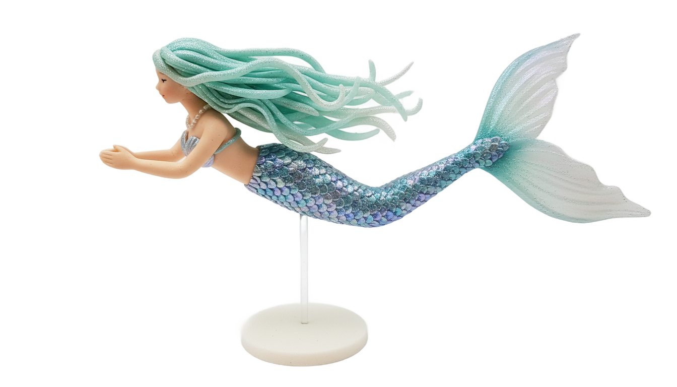 mermaid topper png PNG transparent background