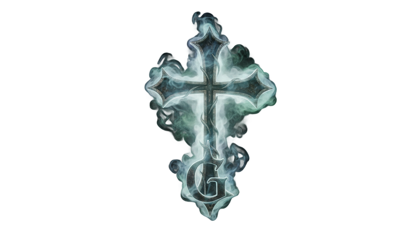 ghost grucifix png PNG transparent background