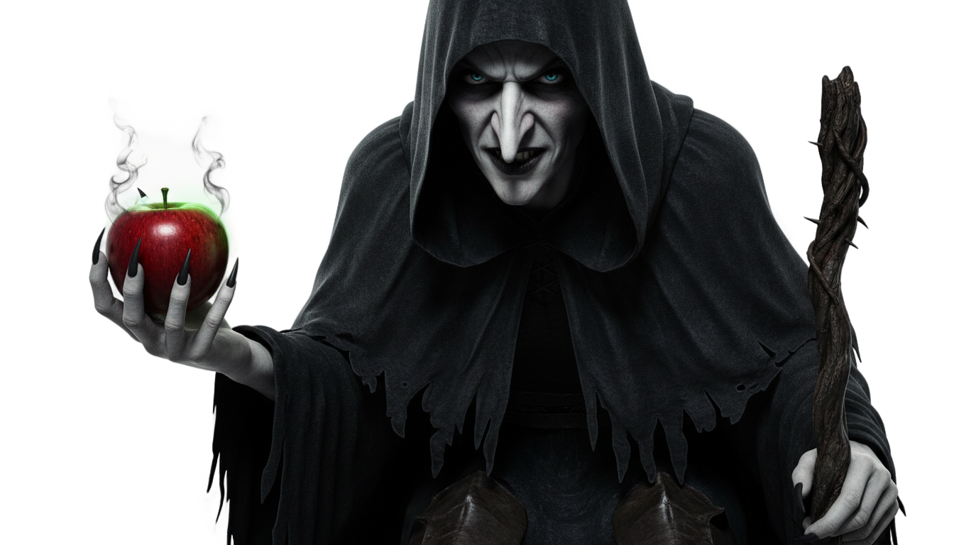 snow white witch png PNG transparent background
