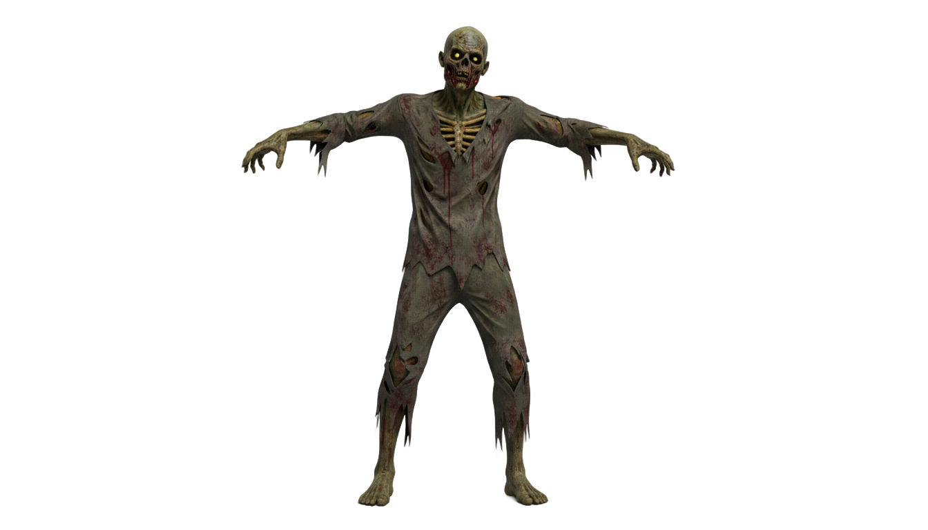 halloween zombie png PNG transparent background