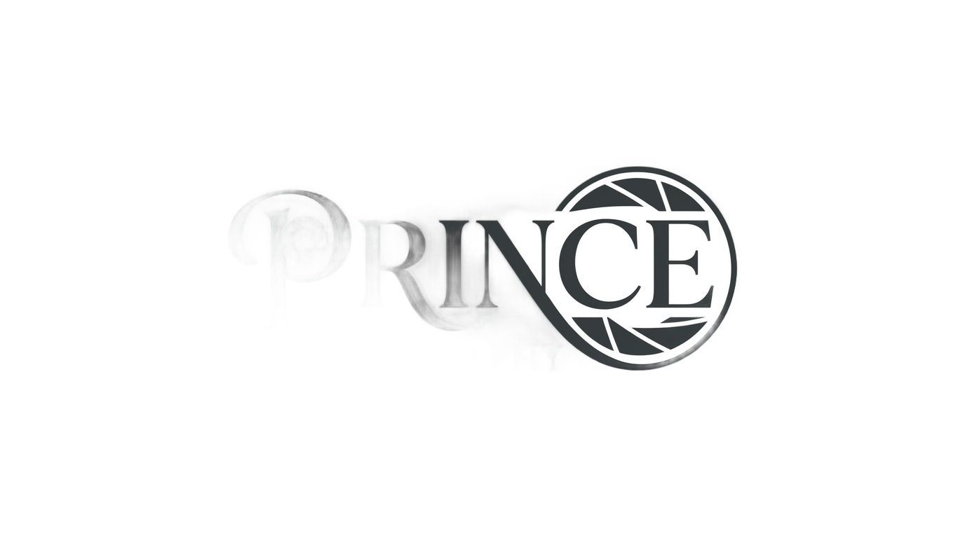 prince photography logo png PNG transparent background