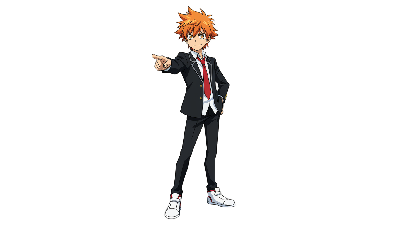 male anime character png PNG transparent background