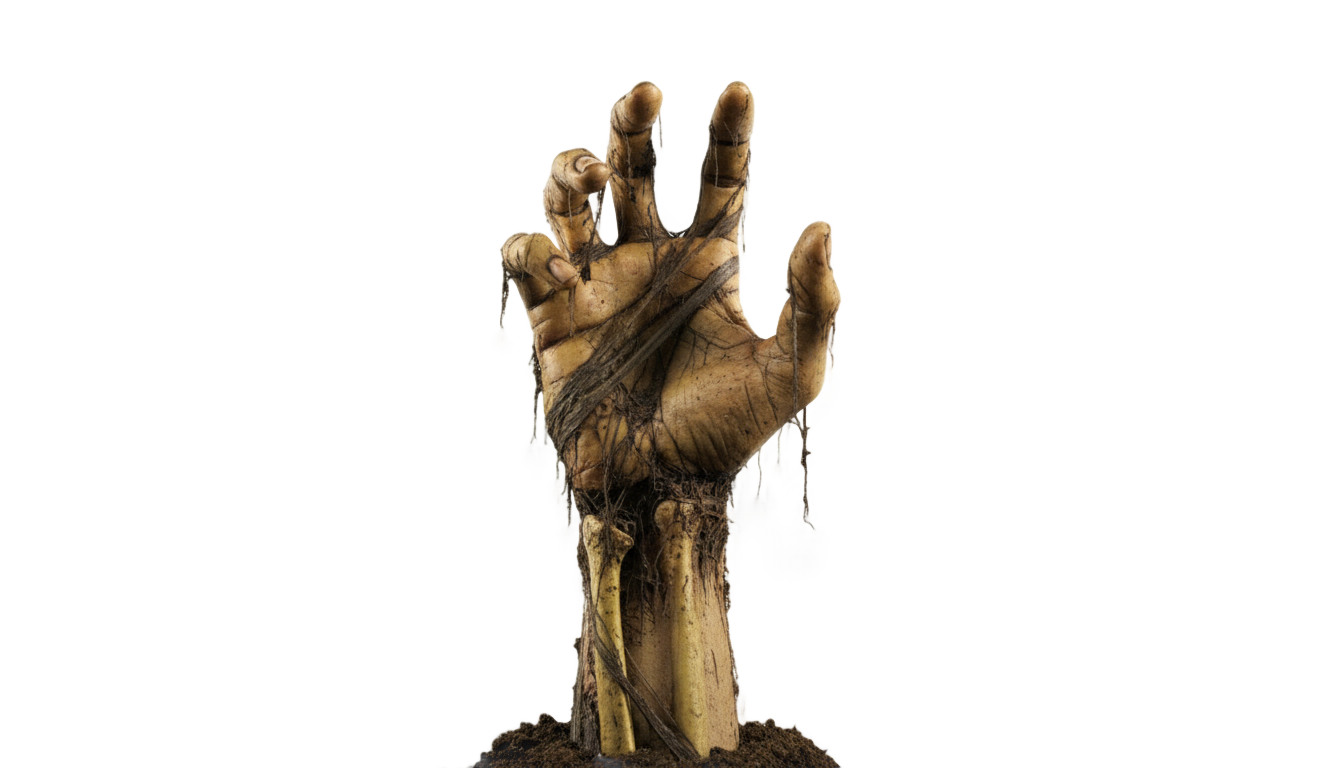 zombie hand silhouette png PNG transparent background
