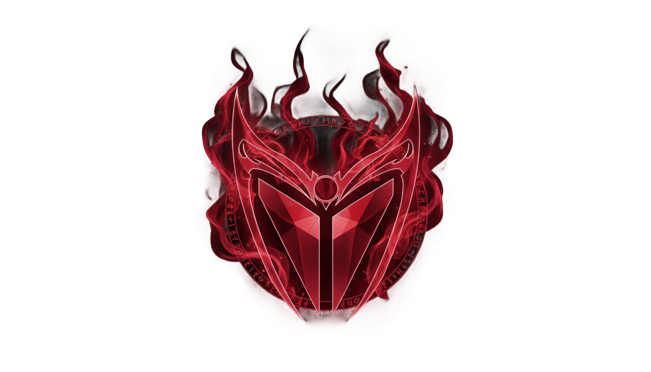 scarlet witch symbol png PNG transparent background