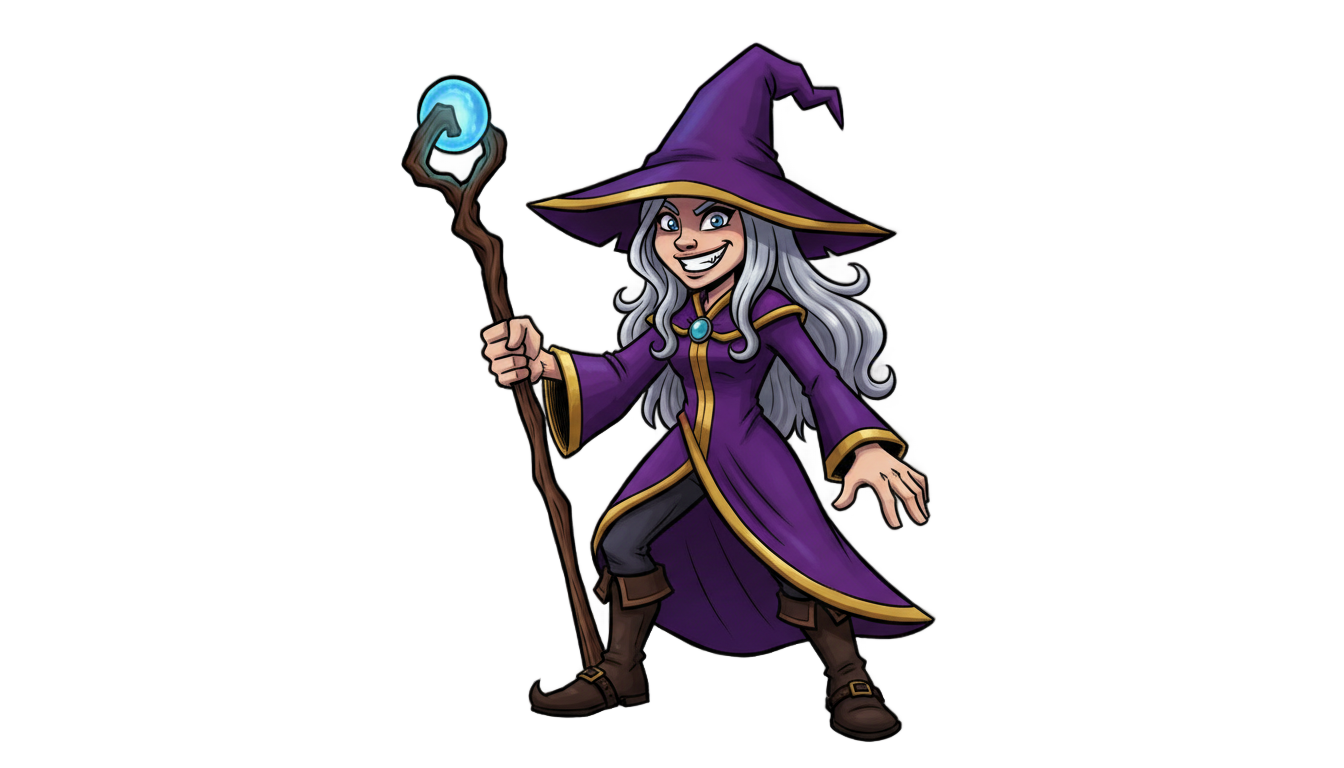 clash royale witch png PNG transparent background