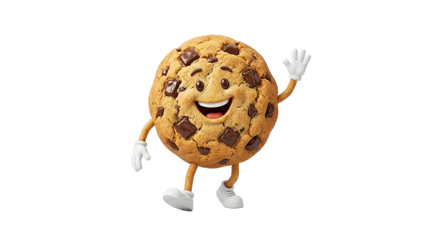 chips ahoy mascot png PNG transparent background