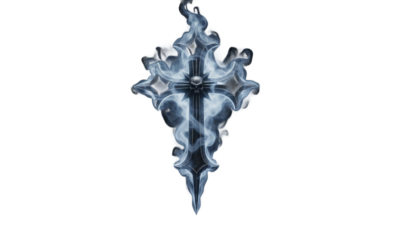 ghost grucifix png PNG transparent background