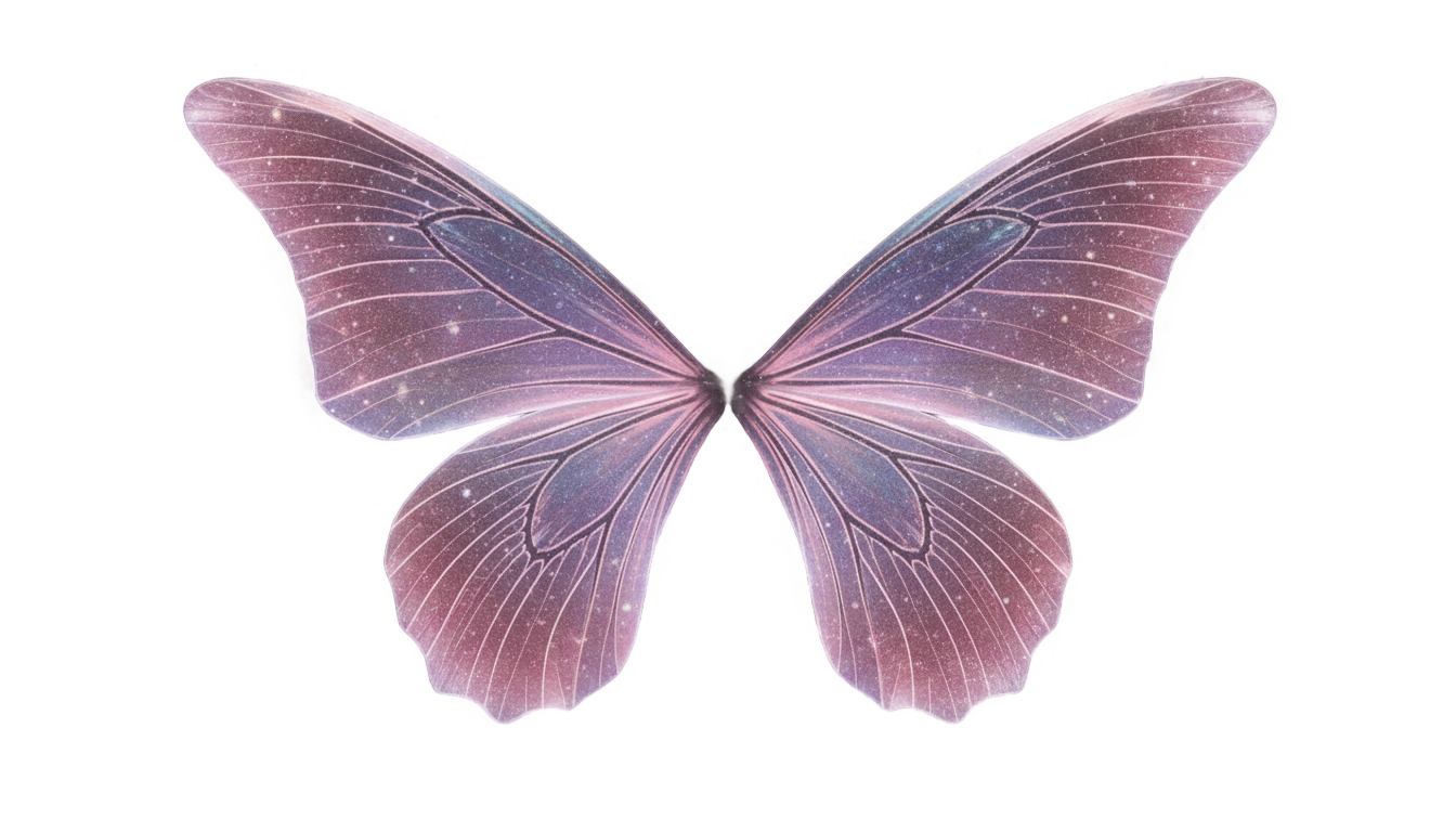aesthetic fairy wings png PNG transparent background
