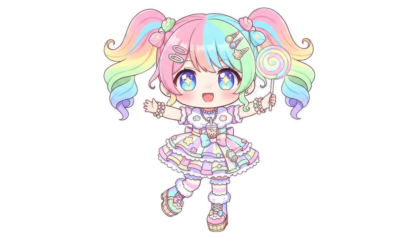 gacha character png PNG transparent background