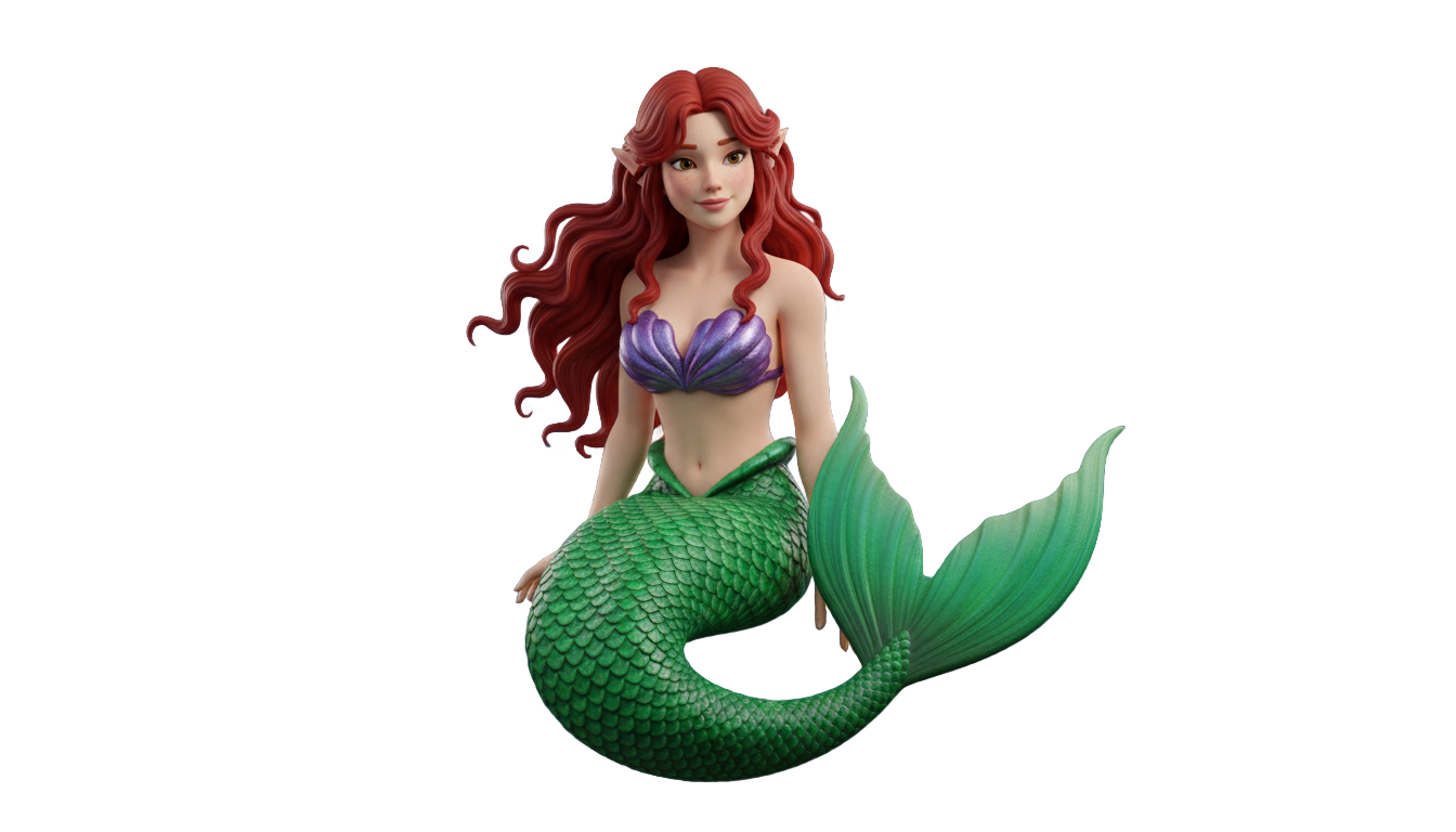 ariel little mermaid png PNG transparent background