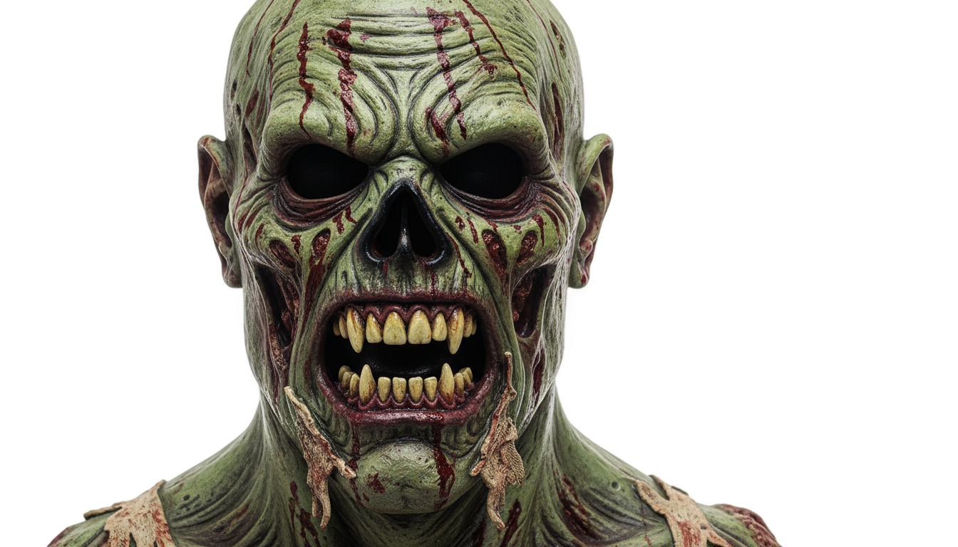 zombie mask png PNG transparent background