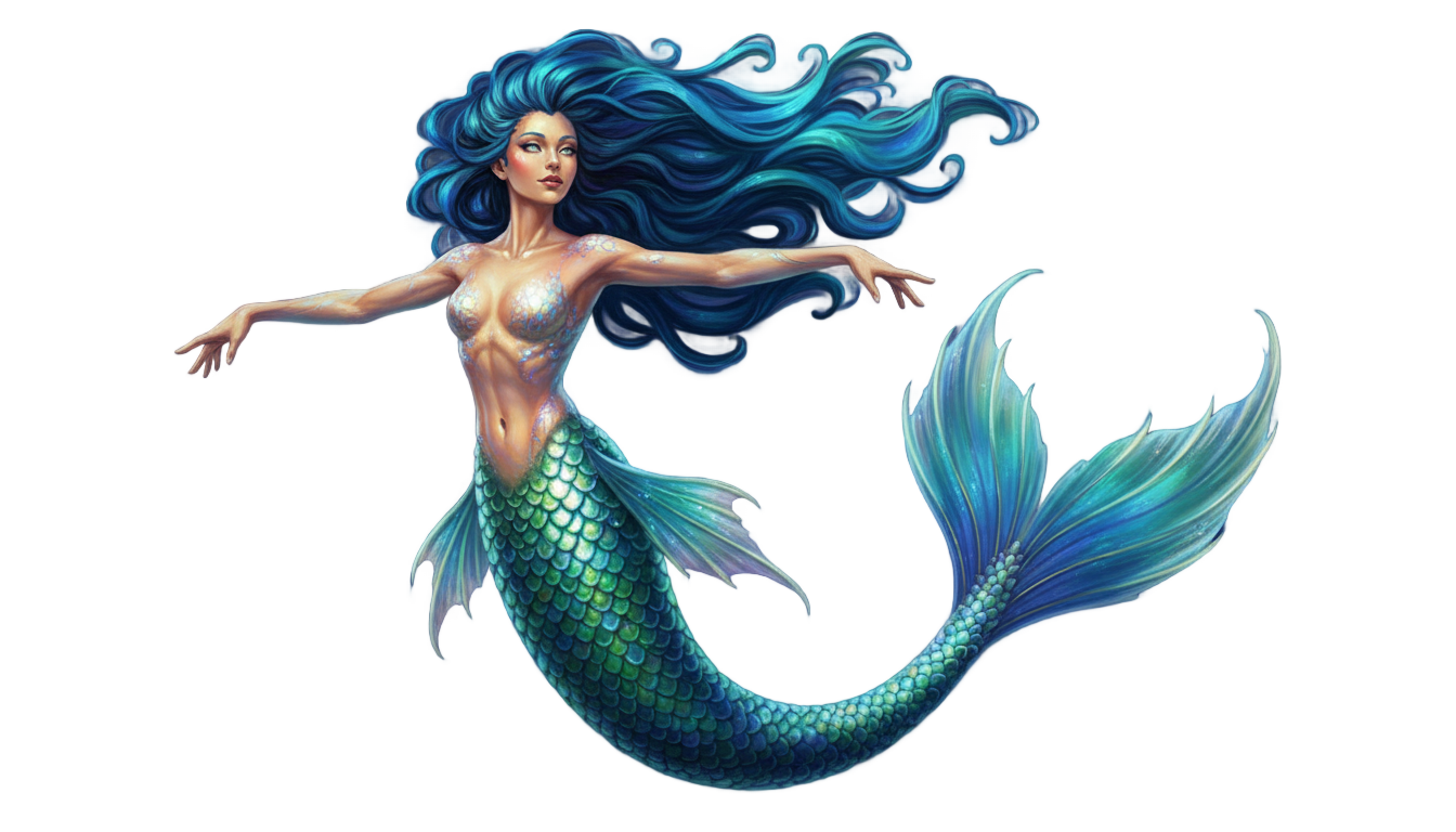 siren mermaid png PNG transparent background