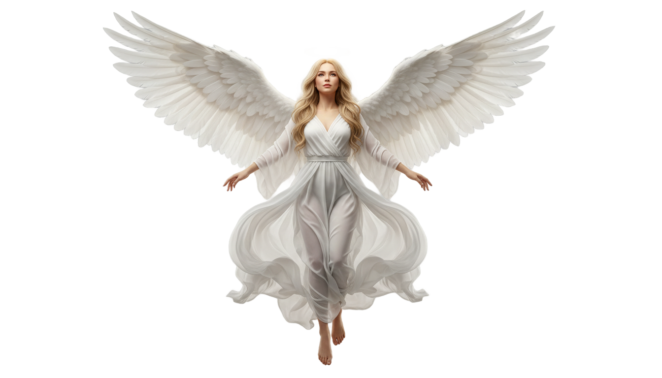 flying angel png PNG transparent background