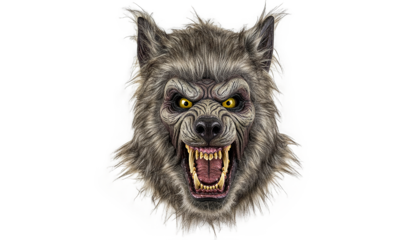 werewolf mask png PNG transparent background