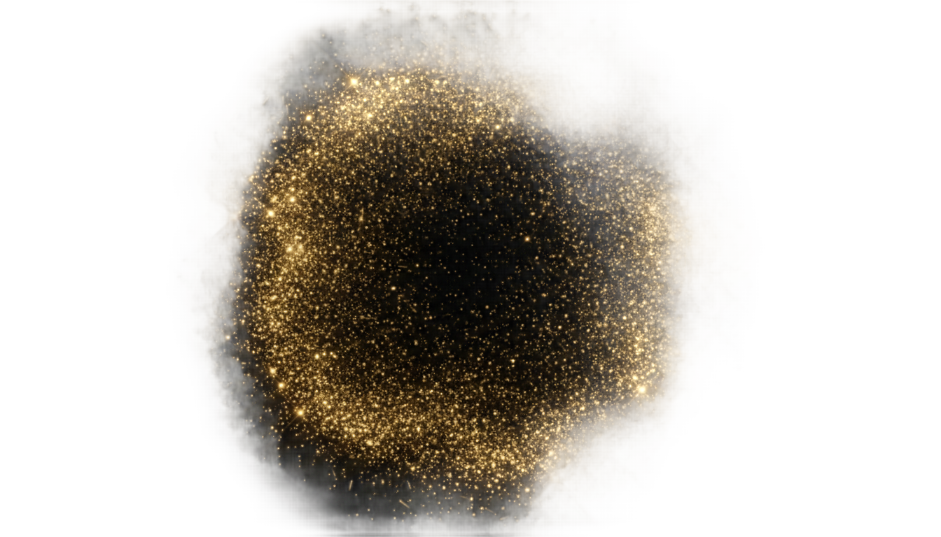 gold fairy dust png PNG transparent background
