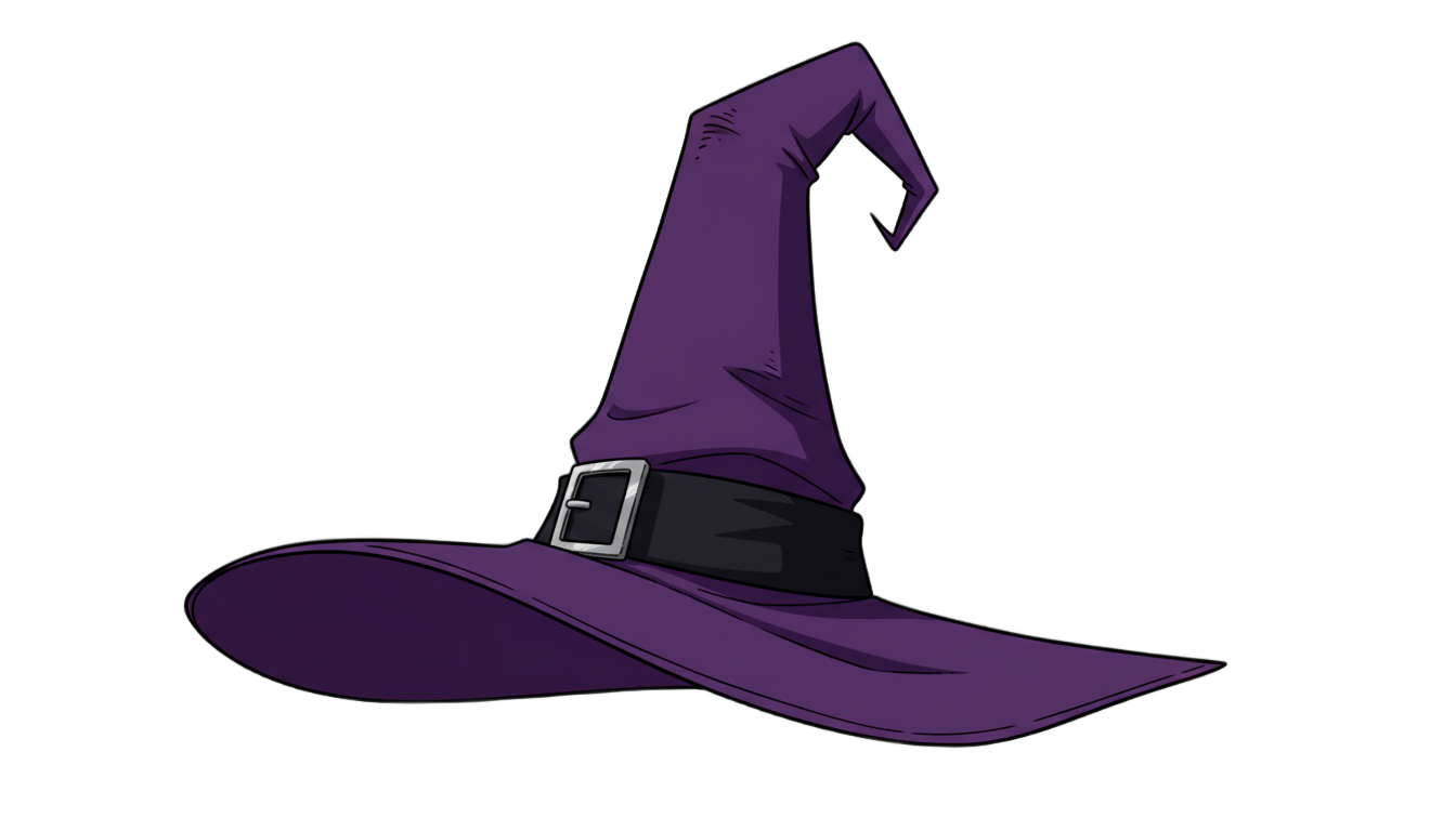 anime witch hat png PNG transparent background